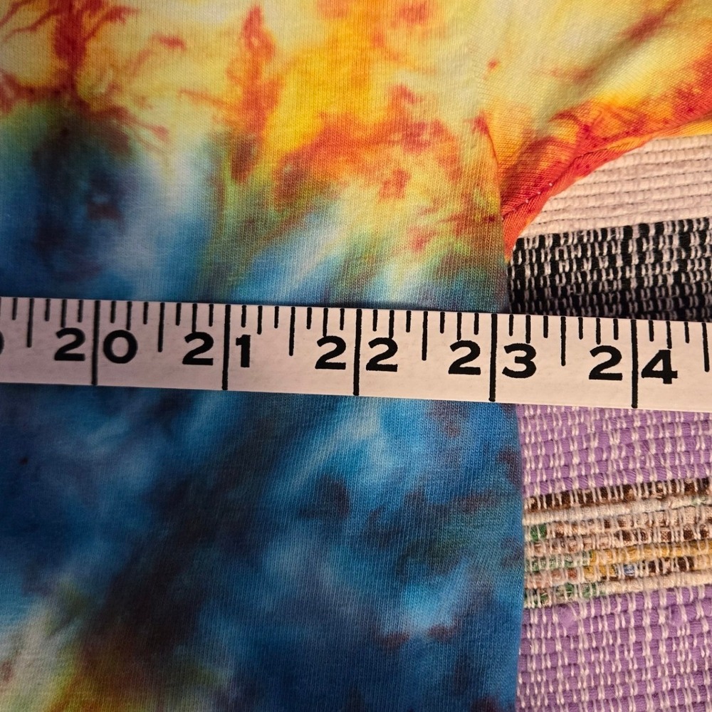 HANES Upcycle Tie Dye Gremlins Gizmo Graphic T-Shirt Unisex XL Multi Color 80s - Picture 8 of 9